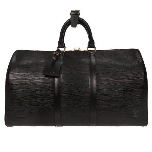 Louis Vuitton Black Epi Keepall 45 Travel Handbag M42972 VI0985 115793 - Picture 1 of 8